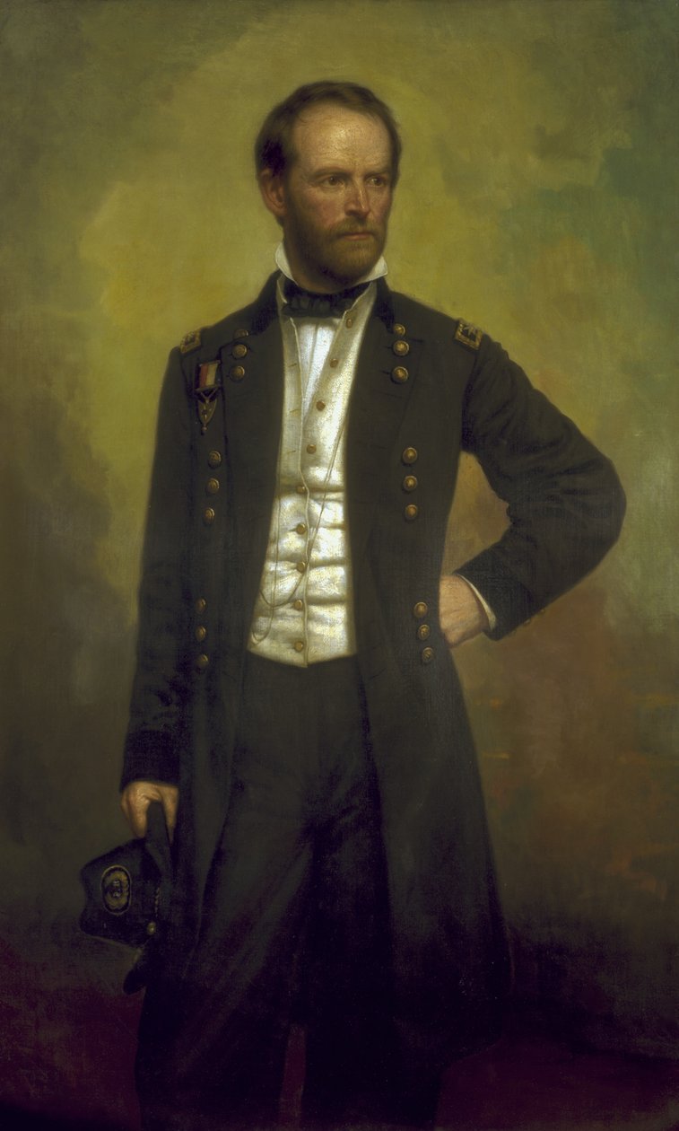 William T.Sherman av George Peter Alexander Healy