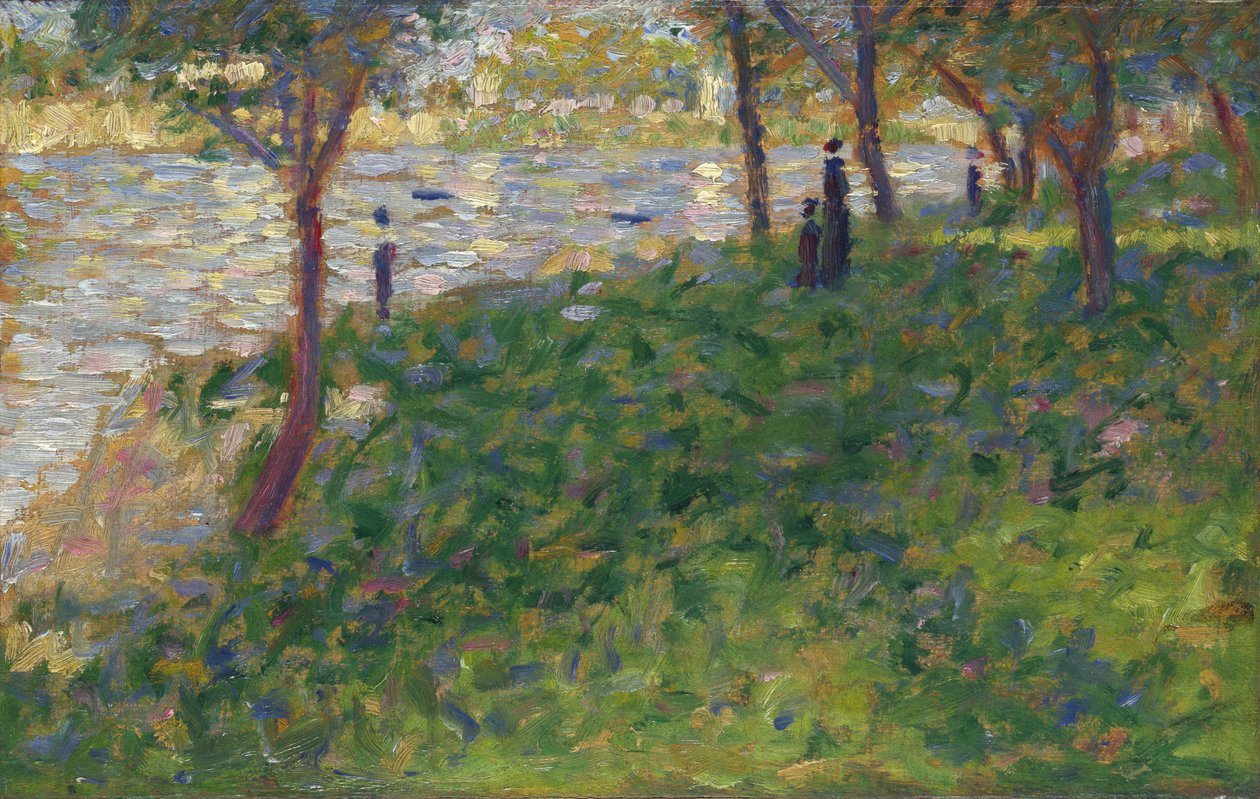 Studie for La Grande Jatte, 1884-1885 av George Pierre Seurat
