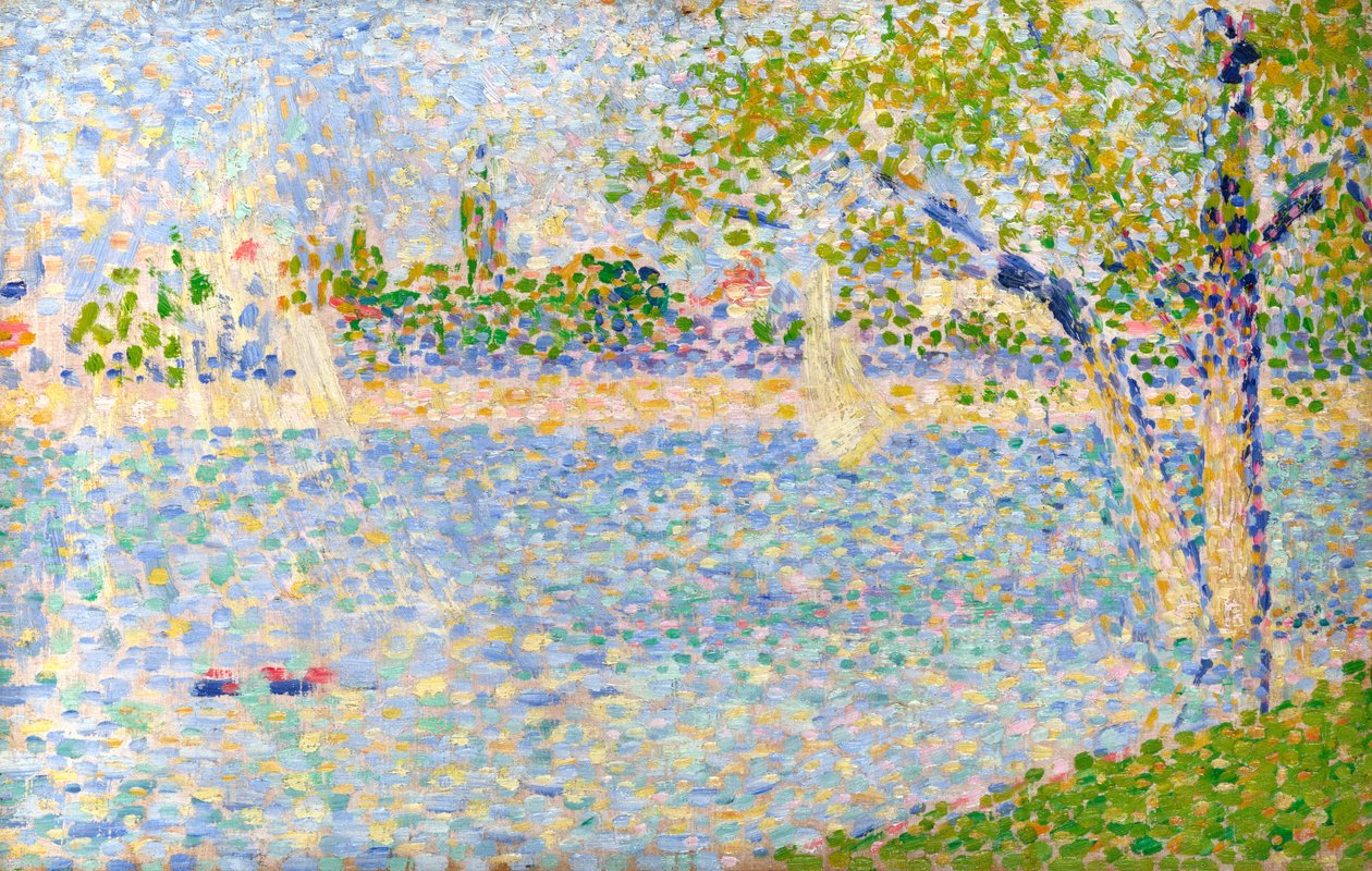 Seinen sett fra La Grande Jatte, av George Pierre Seurat
