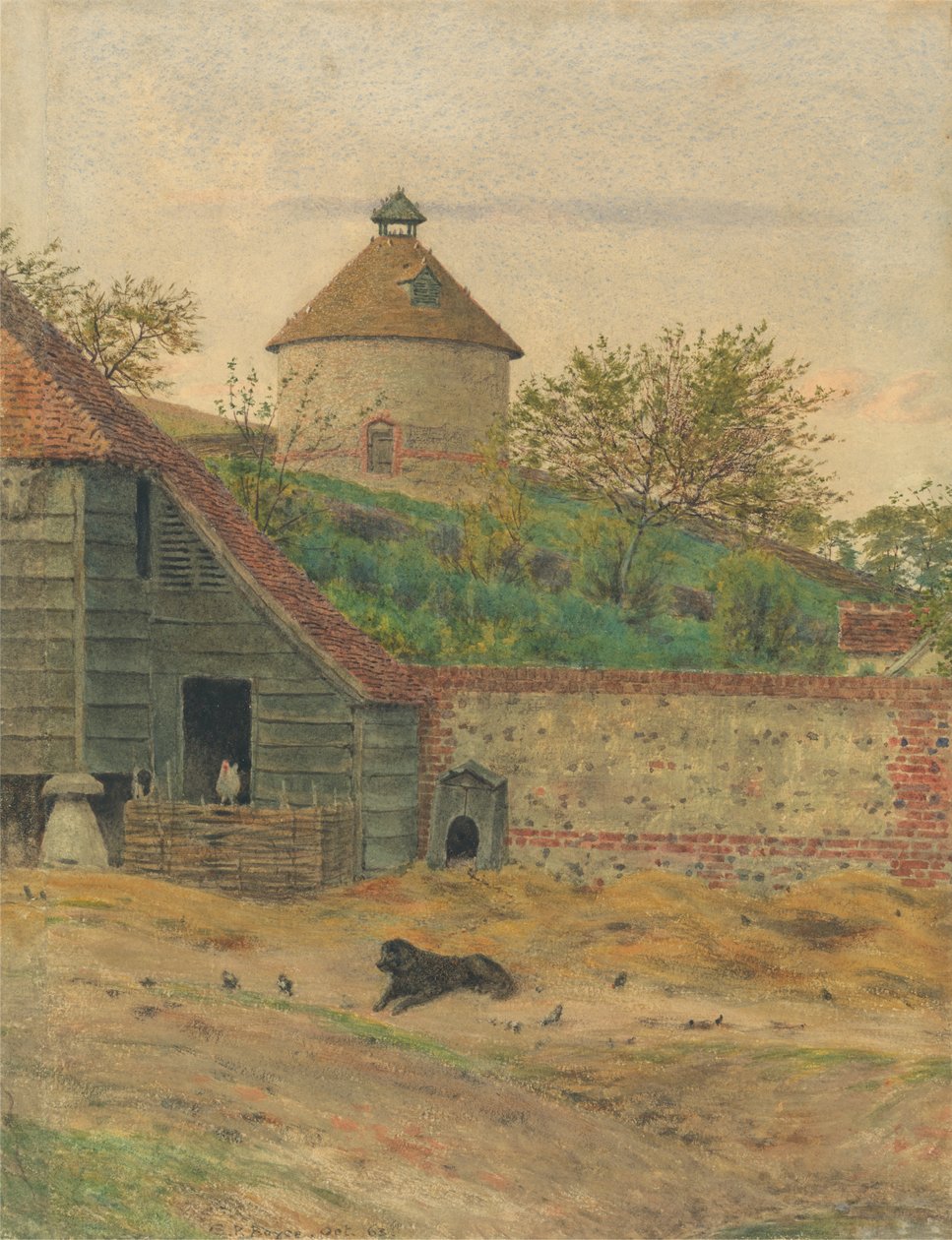 Dueslag ved Streatley av George Price Boyce