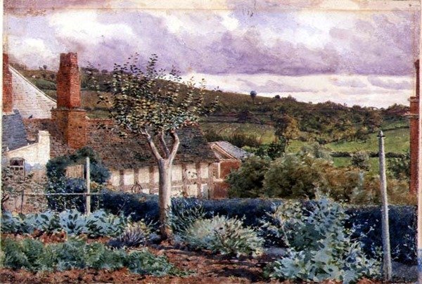 Fra Garden of Sherford Cottage, Bromyard av George Price Boyce