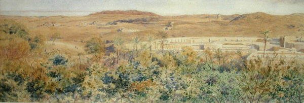 Det røde fjellet, fra et søppelfjell i utkanten av Kairo av George Price Boyce