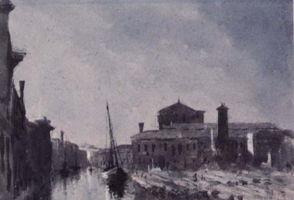 Sacca Della Misericordia, Venezia av George Price Boyce
