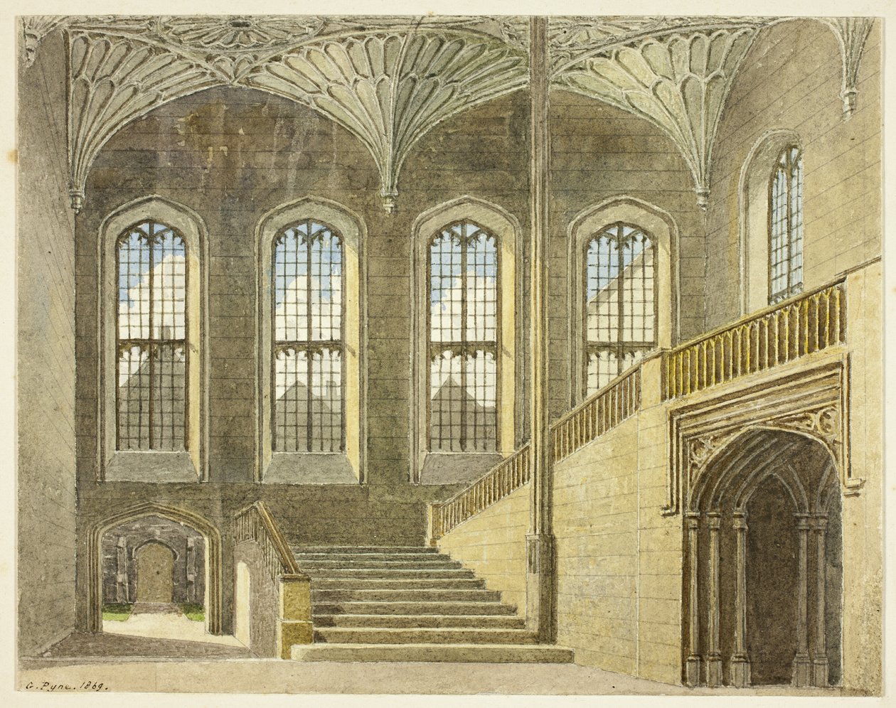 Sala de intrare, Christchurch, Oxford Norvegian av George Pyne