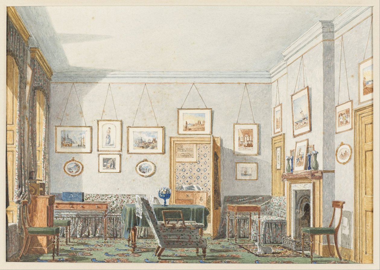 George James Drummonds rom i Oxford, 1853 av George Pyne