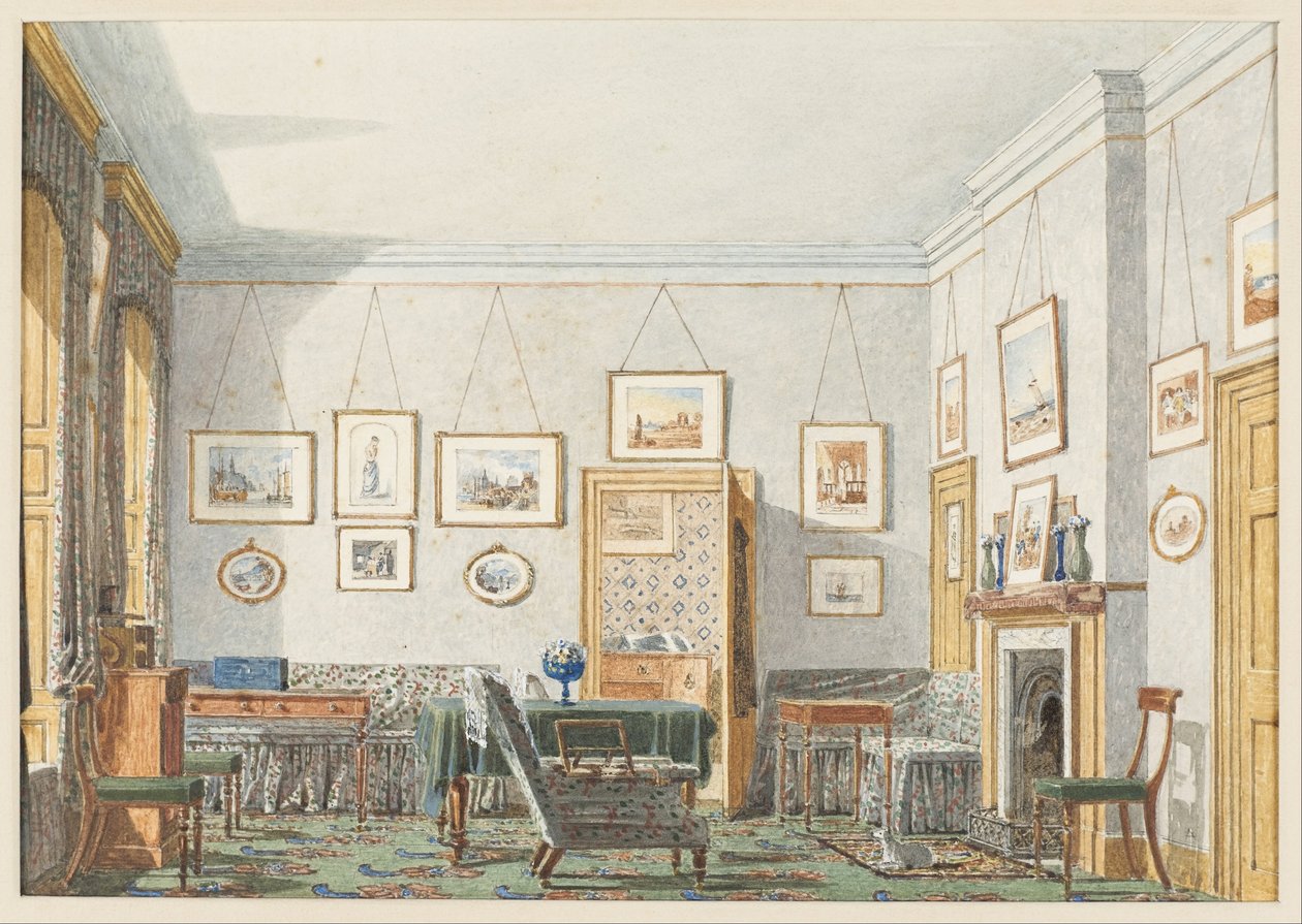 George James Drummonds rom i Oxford, 1853 av George Pyne