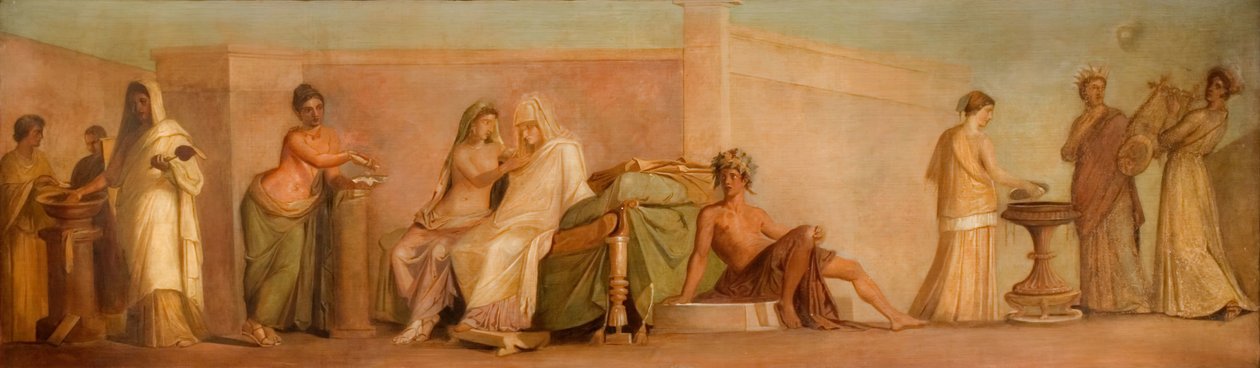 En kopi av Aldobrandini-ekteskapet, 1838. av George Richmond