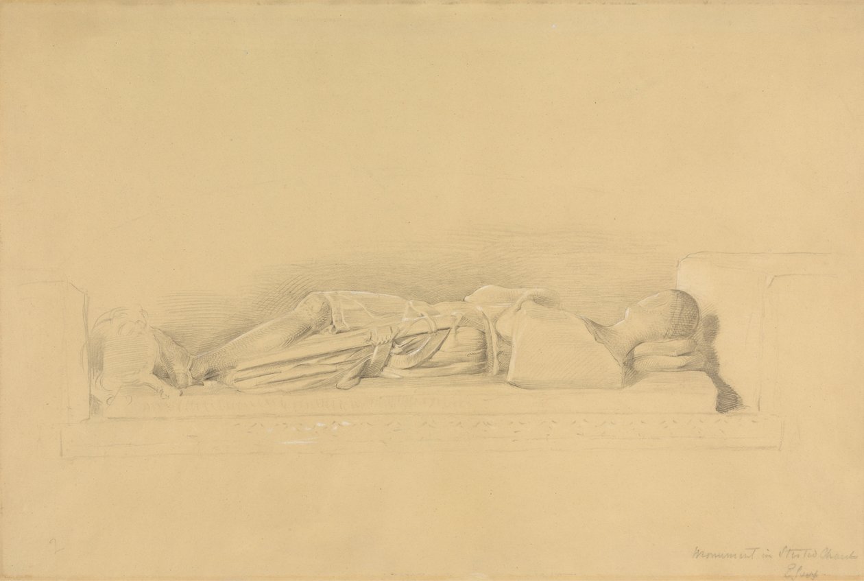 Bilde av en korsfarer, Stisted Church av George Richmond