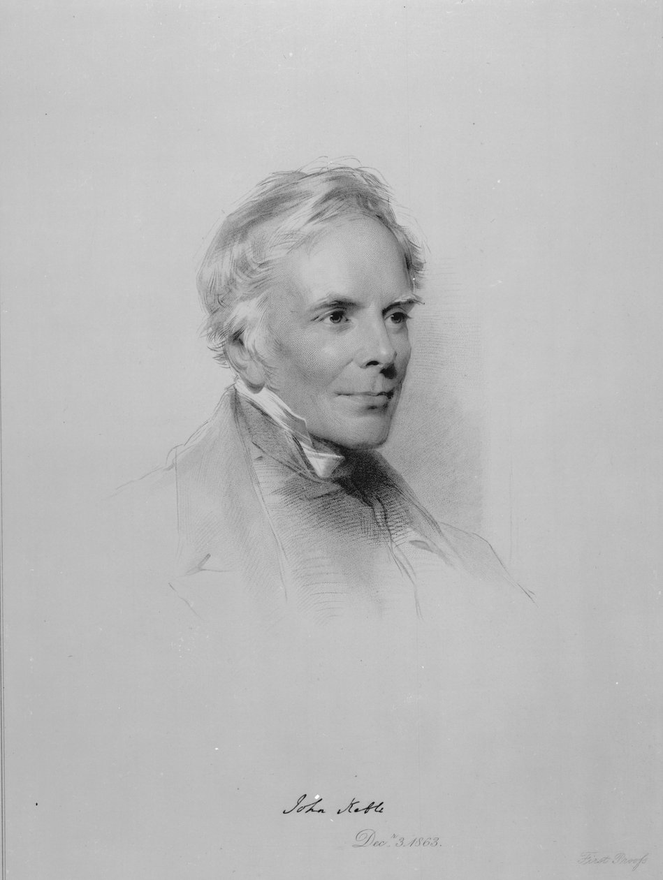 John Keble, gravert av William Holl Jr etter en tegning fra 1863 av George Richmond