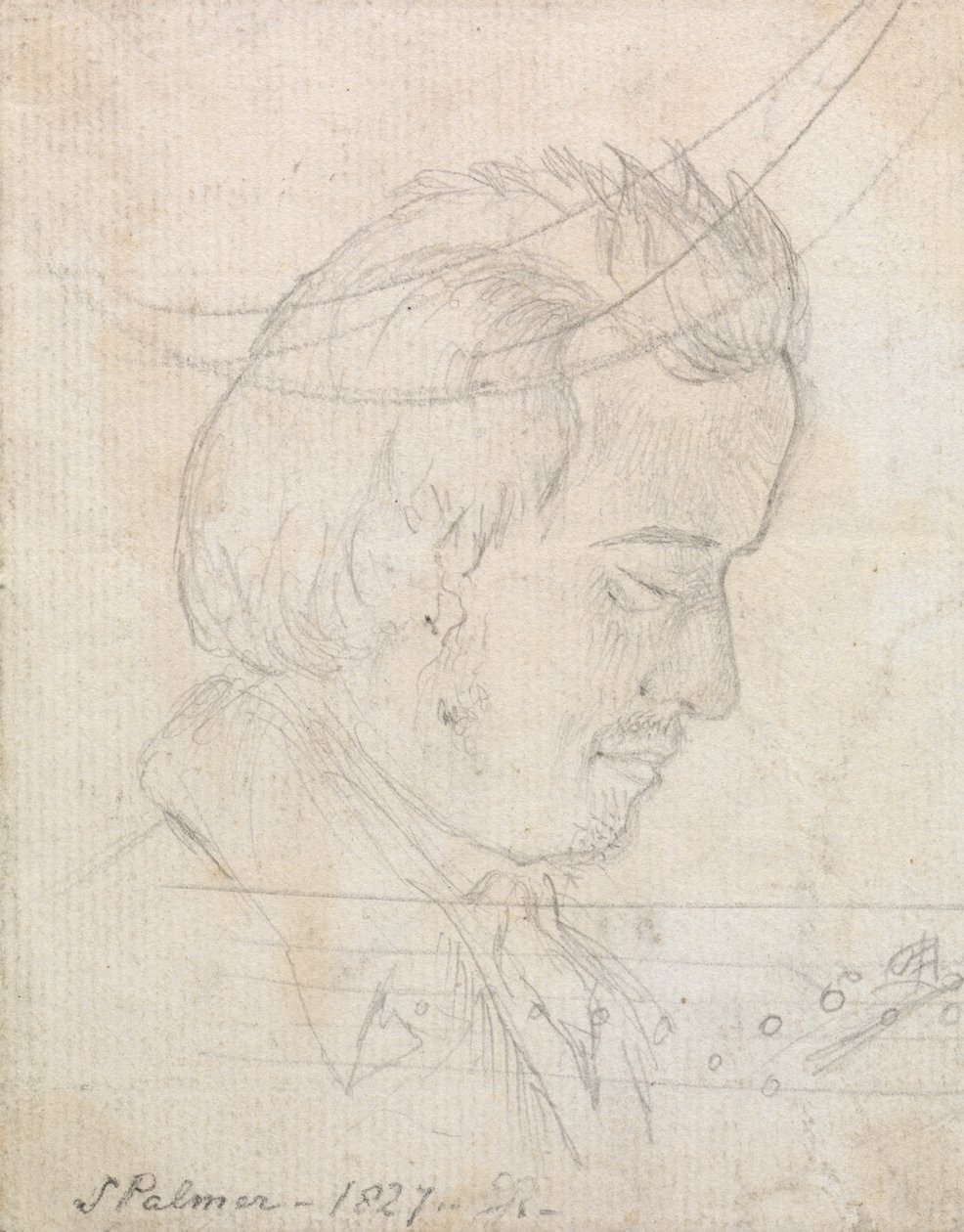 Portrettsjef av Samuel Palmer av George Richmond