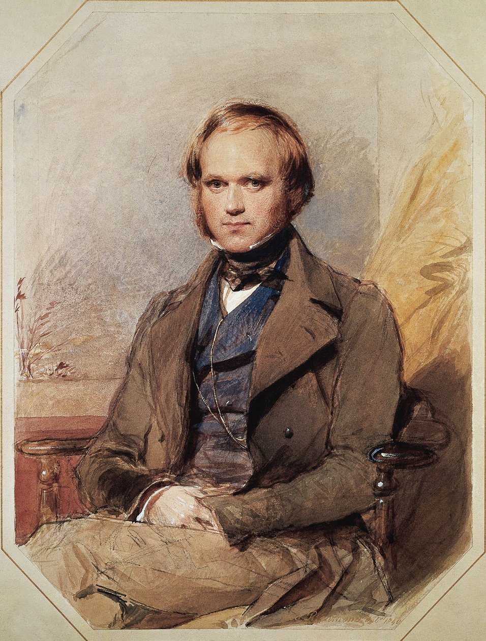 Portrett av Charles Robert Darwin (Shrewsbury av George Richmond