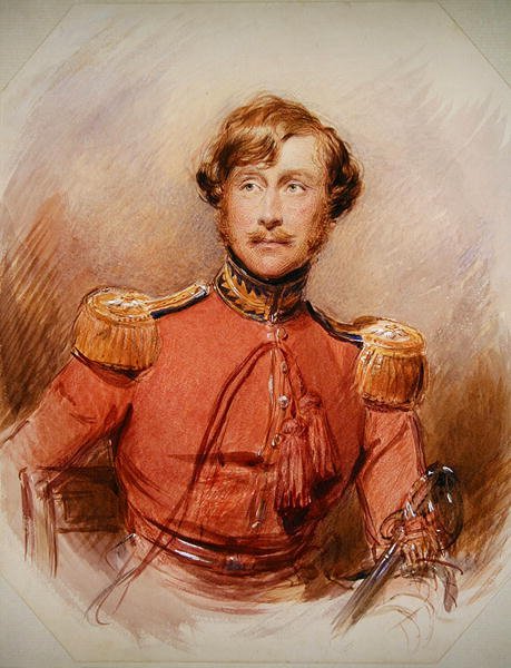 Portrett av Edward Charles Fletcher (akvarell på papir) av George Richmond