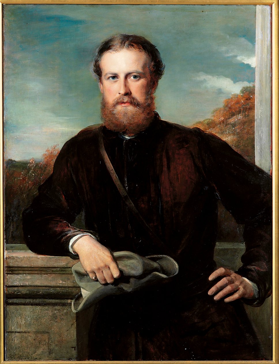 Portrett av John Scott, 3. jarl av Eldon av George Richmond