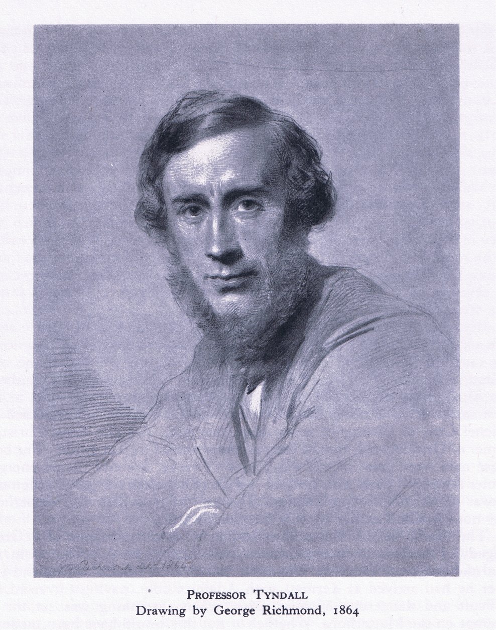 Professor Tyndall, fra British Adventure utgitt av Collins, 1947 av George Richmond