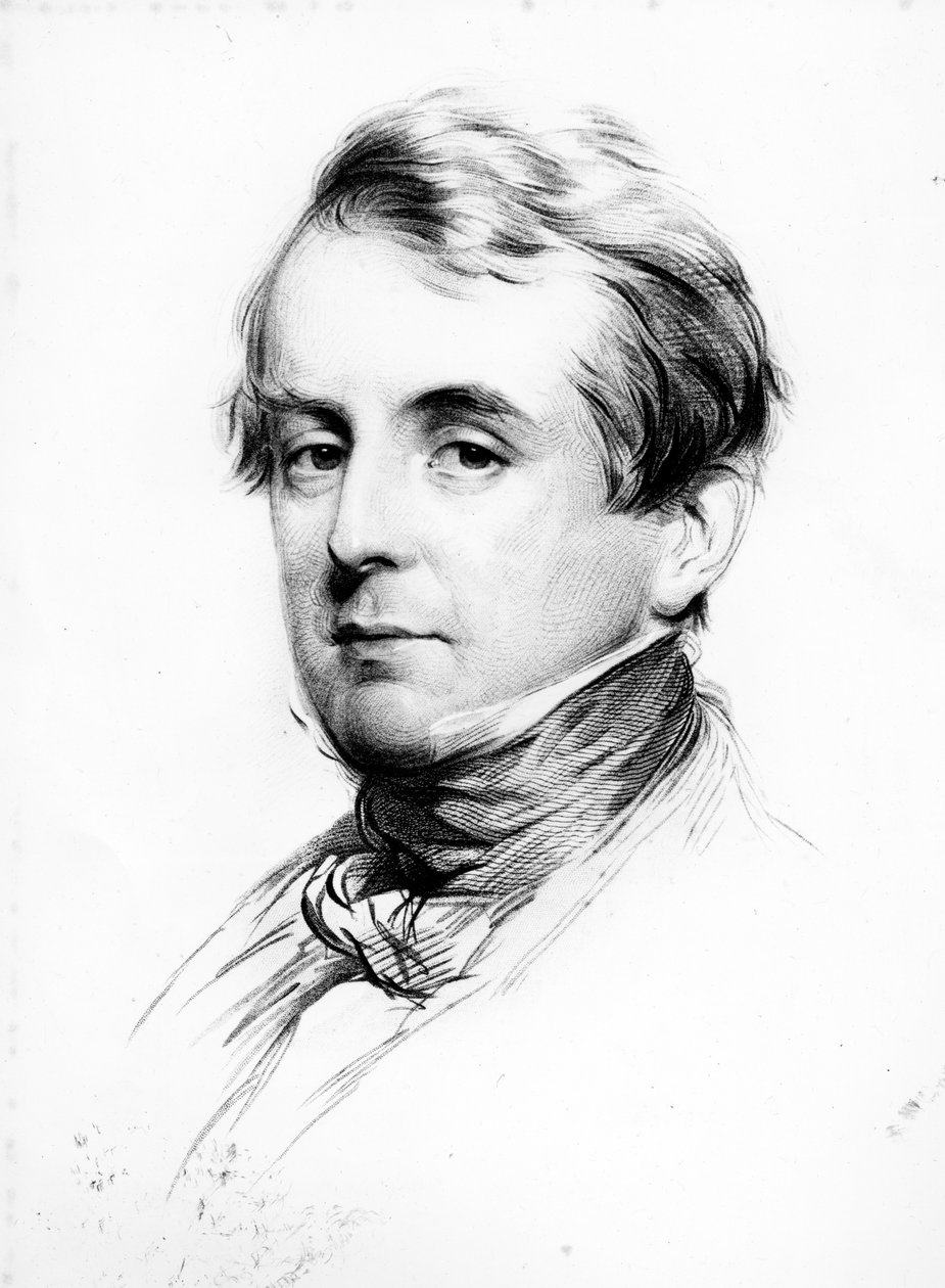 Sir William Heathcote, gravert av Joseph Brown, 1847 av George Richmond