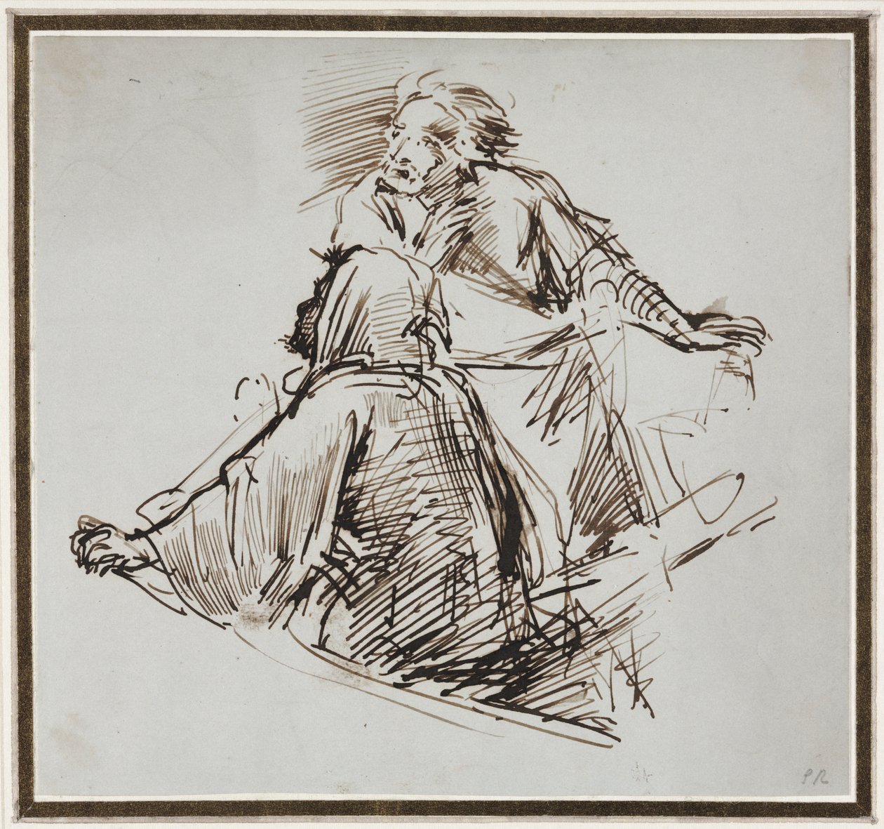 To mannsfigurer av George Richmond