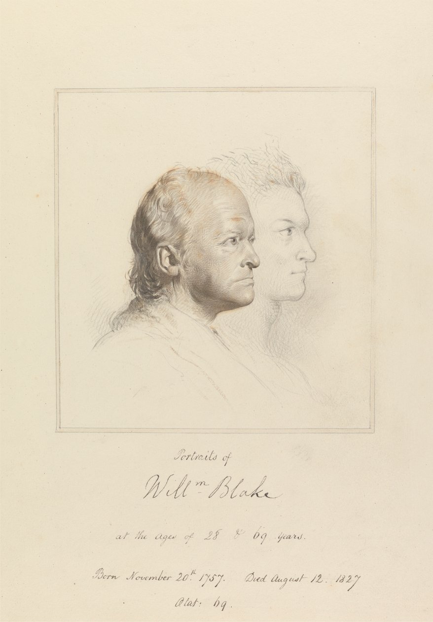 William Blake i Youth and Age av George Richmond