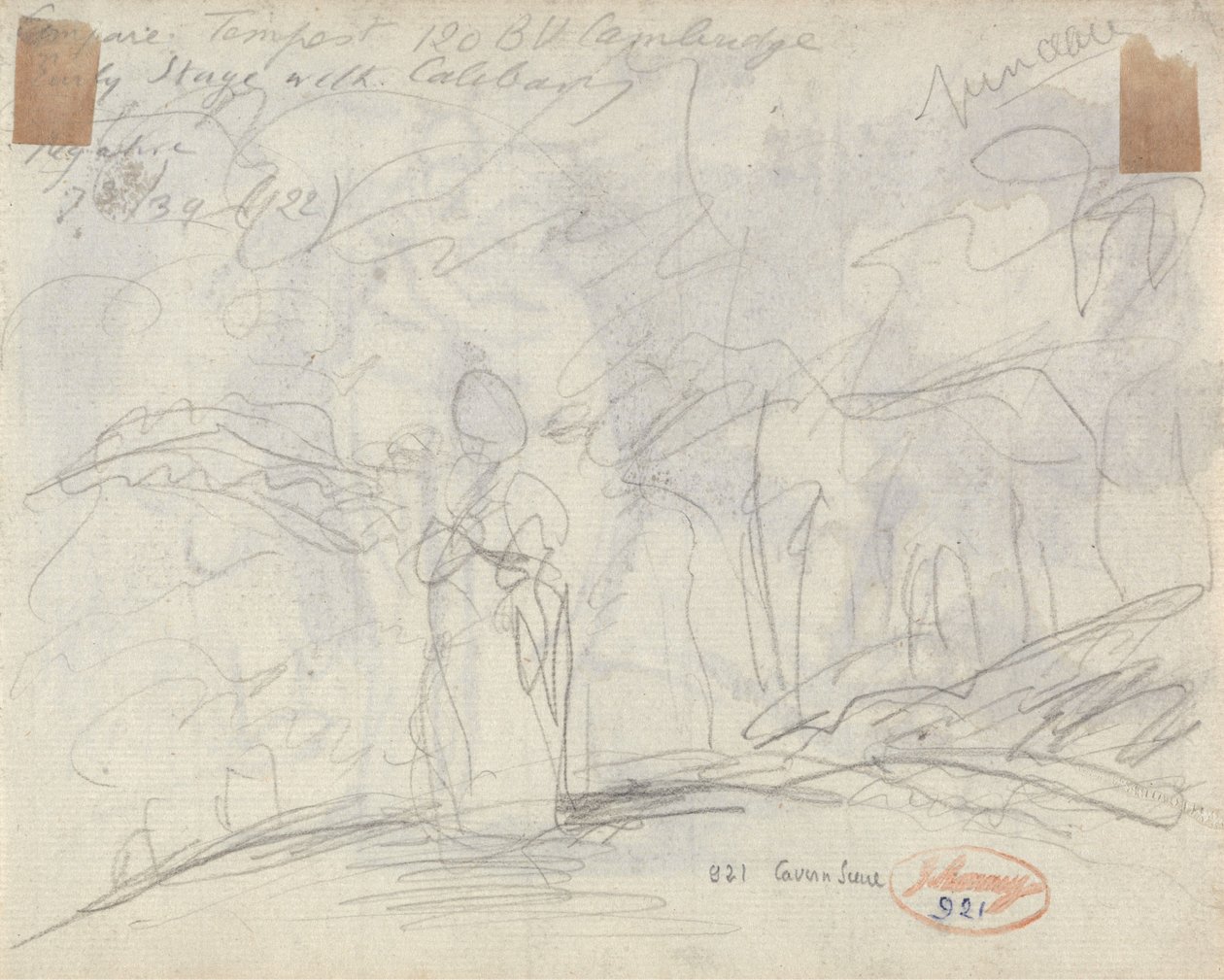 En liten jente i en lund av George Romney