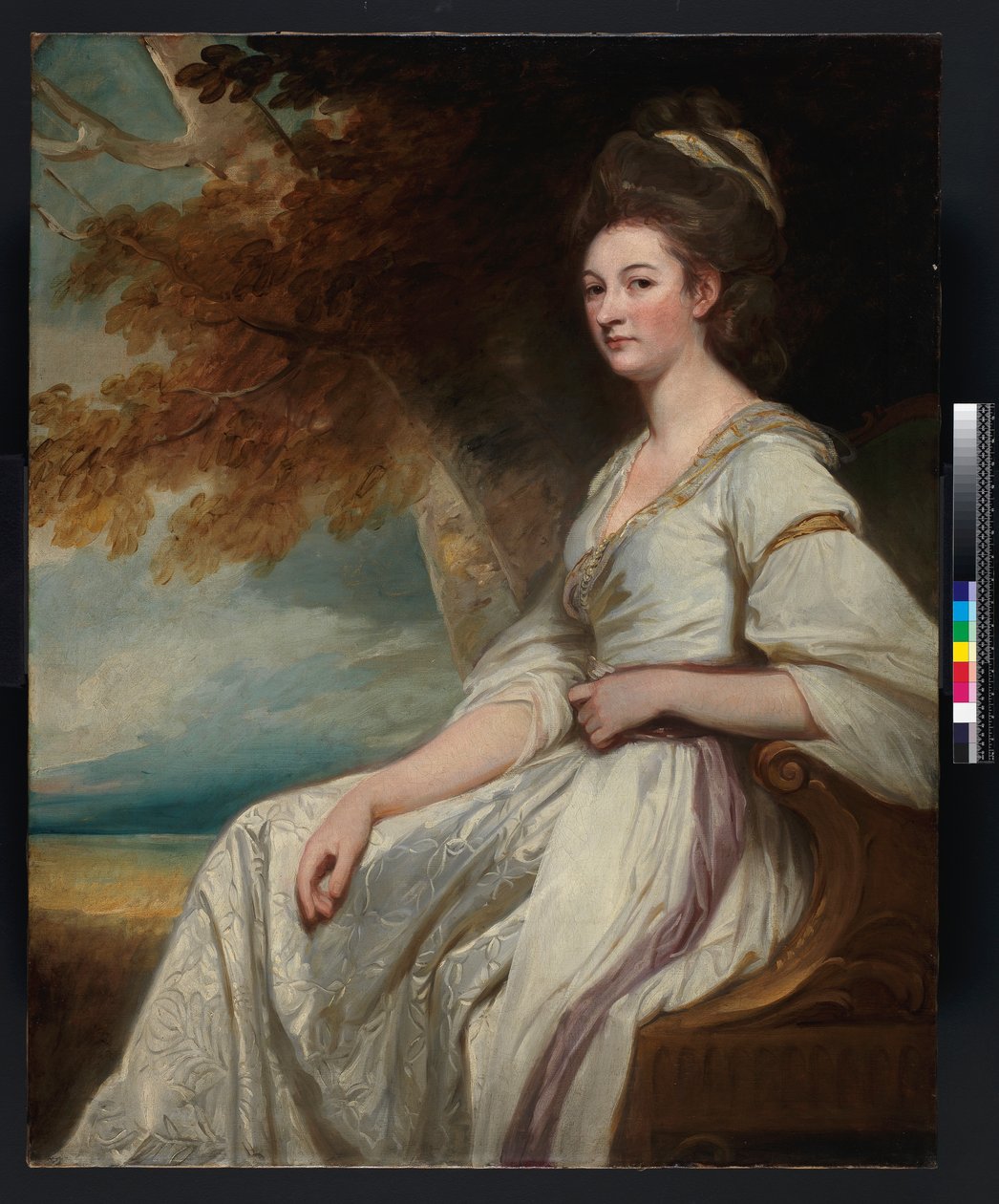 Et portrett av fru Beal Bonnell, 1779-1780 av George Romney
