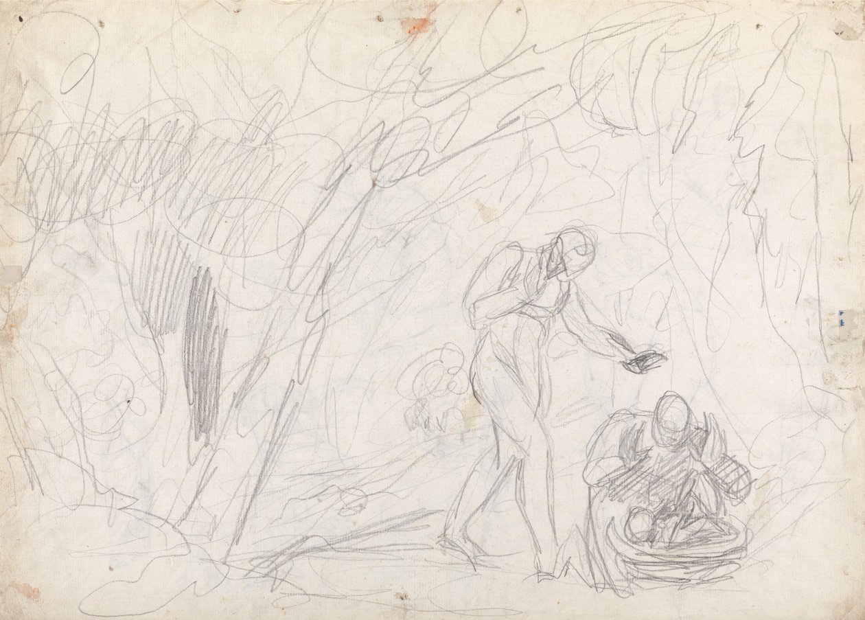 Forlatelsen og redningen av Perdita fra «Vinterfortellingen» av George Romney
