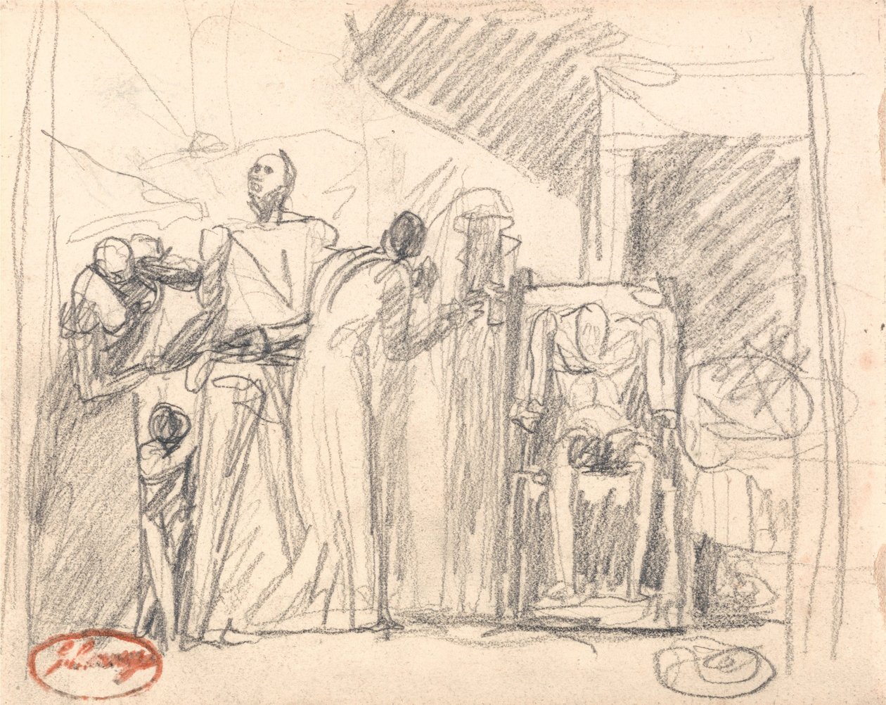 Menneskets livsfaser: Alderdom av George Romney