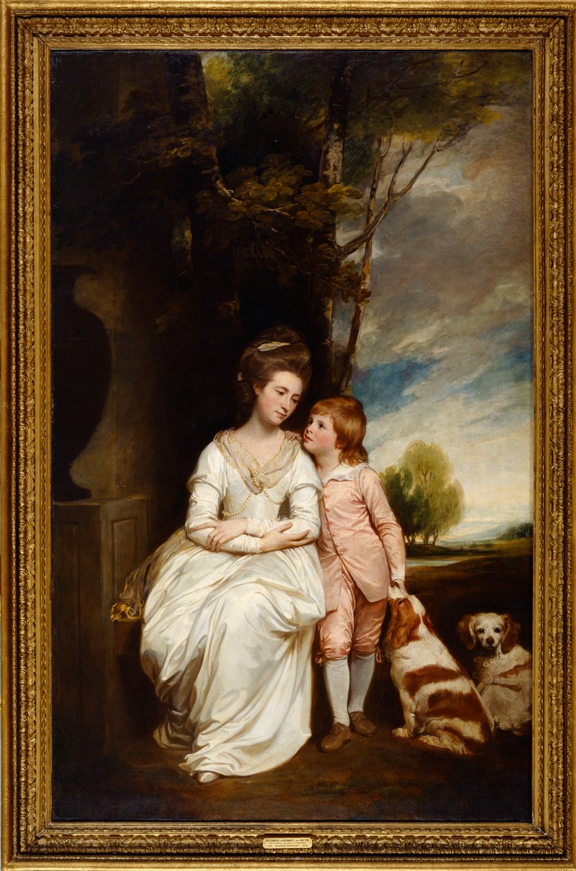 Anne grevinne av Albemarle og hennes sønn av George Romney