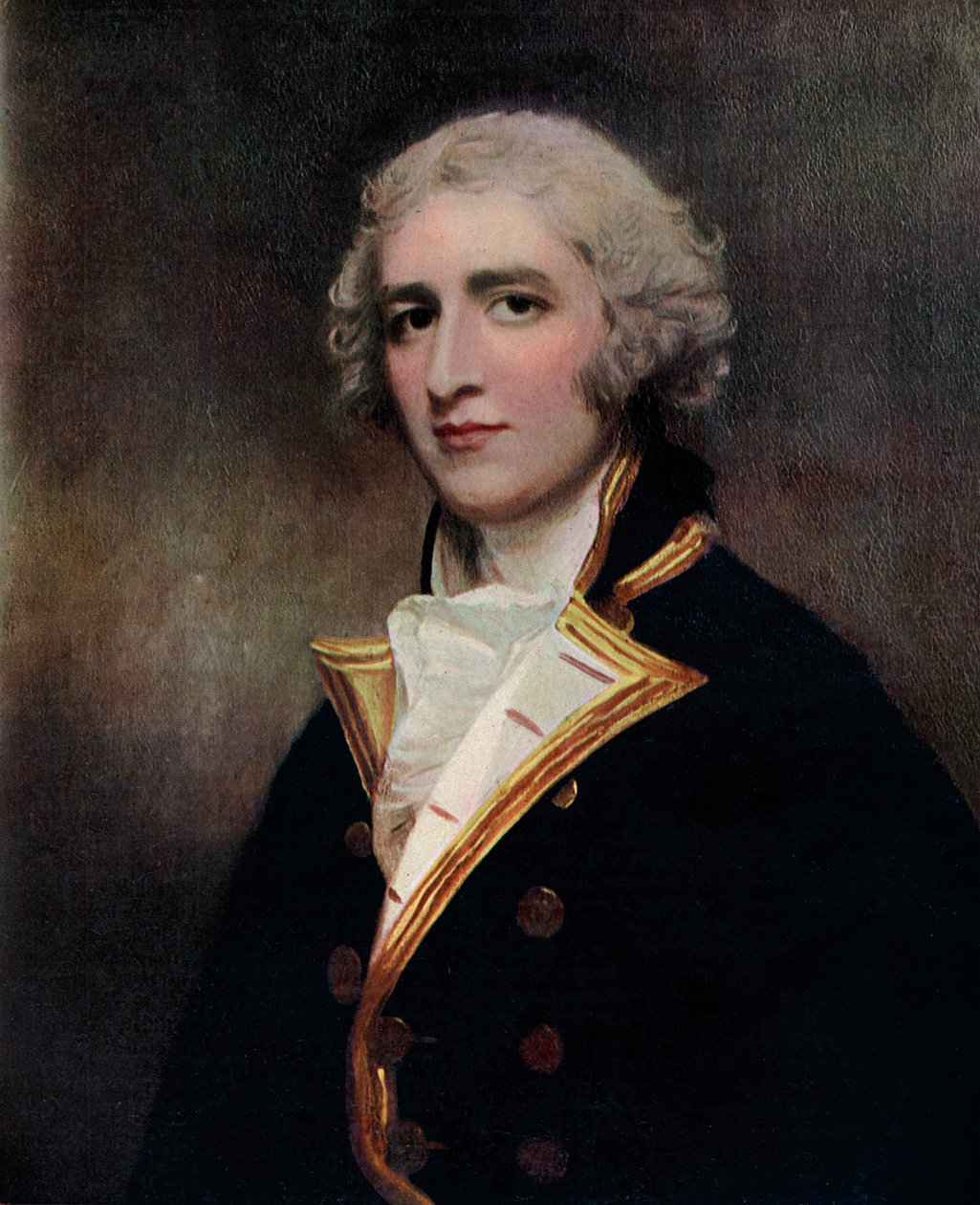 Kaptein William Bentinck 1764-1813, marinesjef, 1787-1788 1910. av George Romney