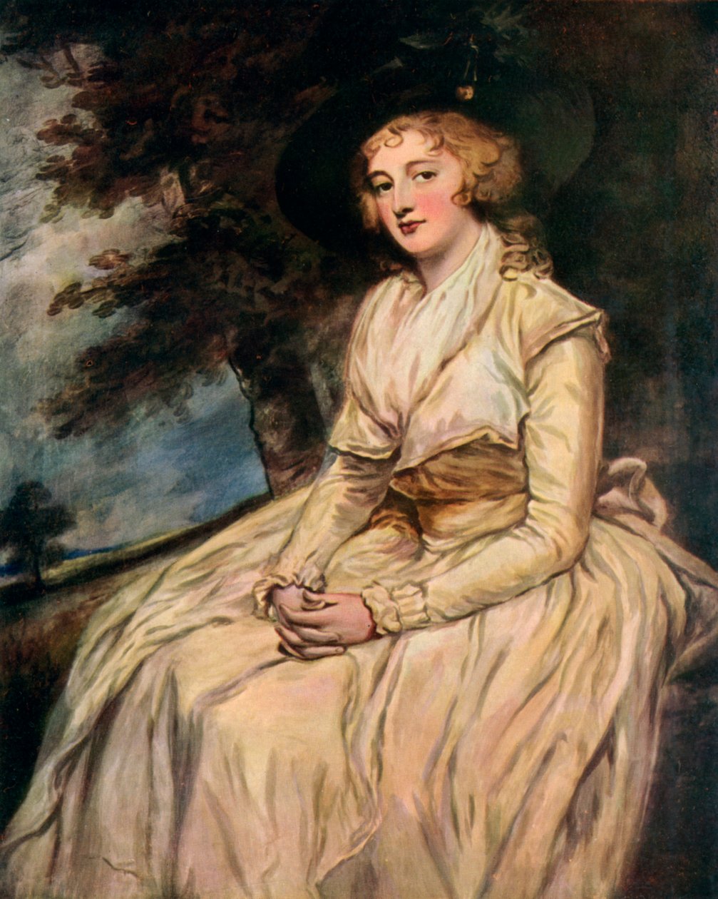 Charlotte, Lady Milnes 1700-tallet 1910. av George Romney