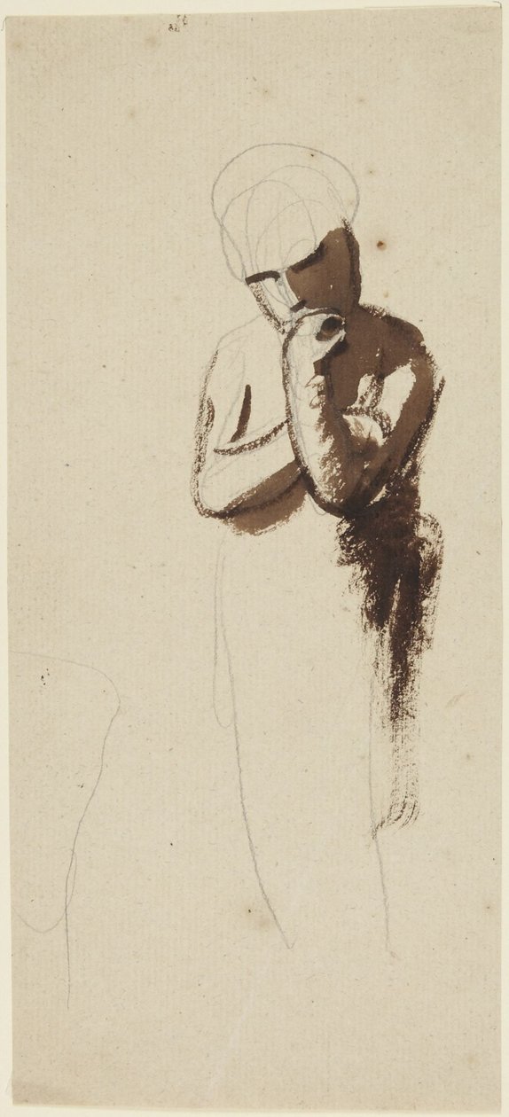 Barn med hånden mot haken av George Romney