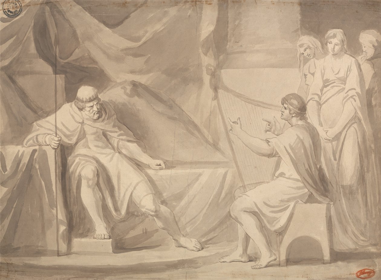 David før Saul av George Romney