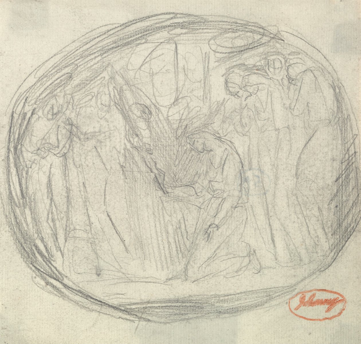 Henrettelsen av Maria Stuart av George Romney