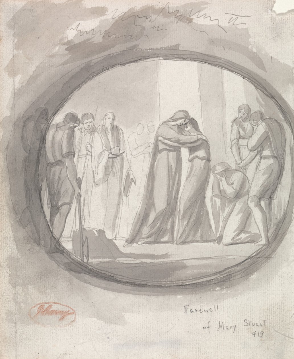 Mary Stuarts avskjed av George Romney