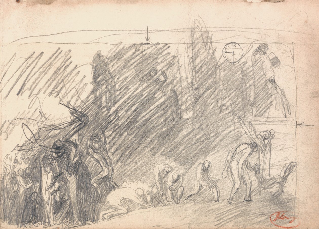 Studie i figurkomposisjon av George Romney