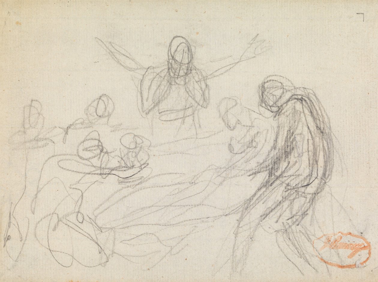 Studie i figurkomposisjon 11 av George Romney