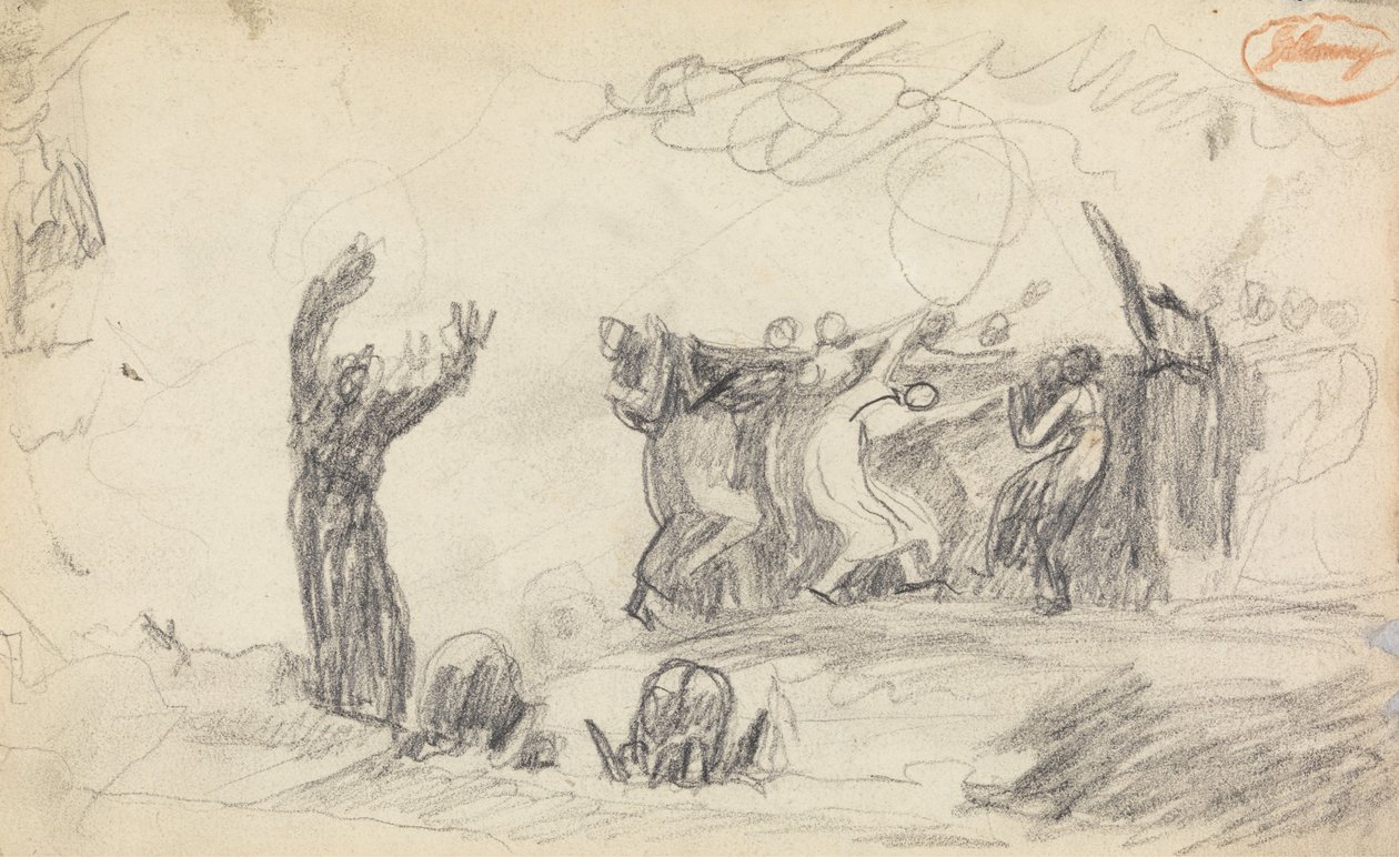Studie i figurkomposisjon 12 av George Romney