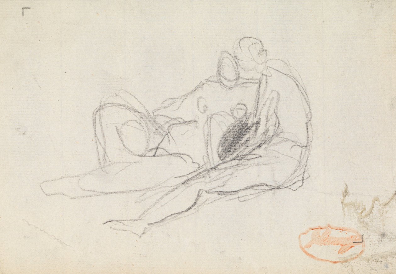 Studie i figurkomposisjon 17 av George Romney