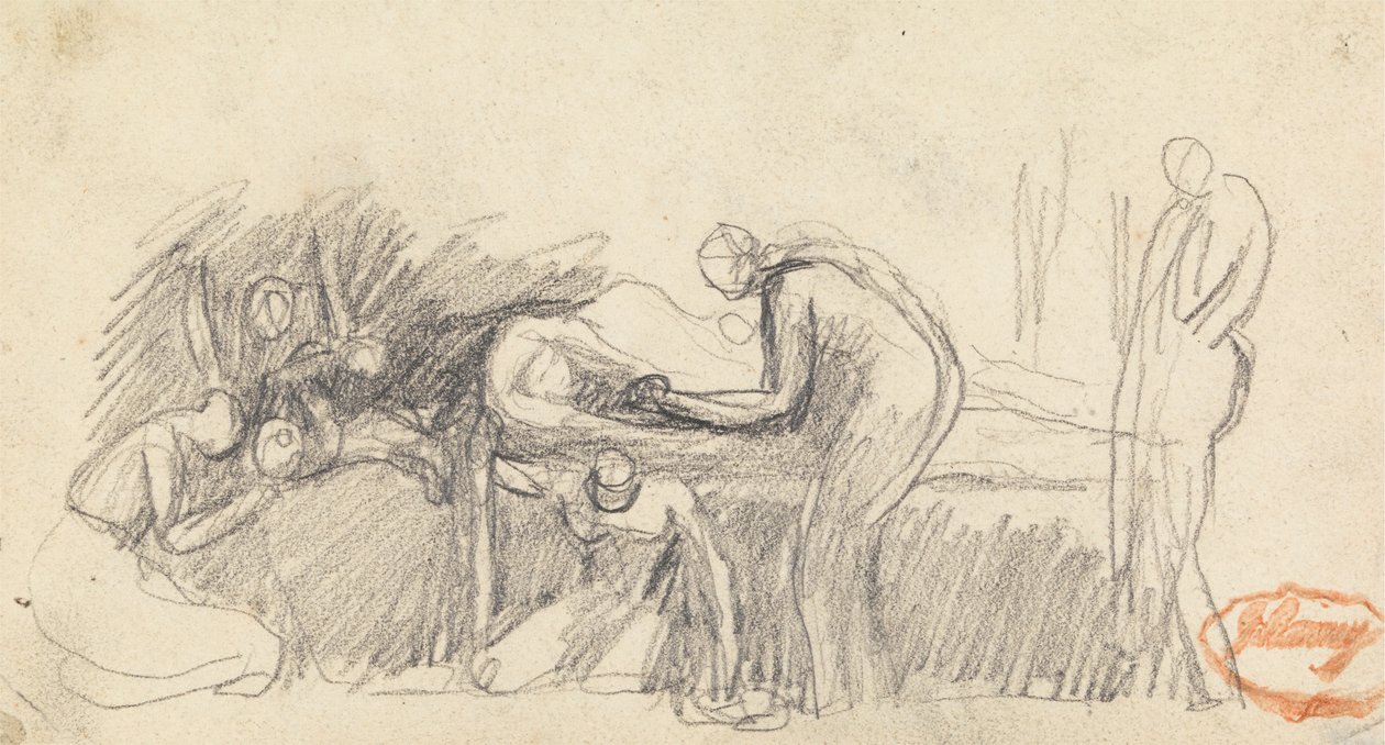 Figursammensetningsstudie 23 av George Romney