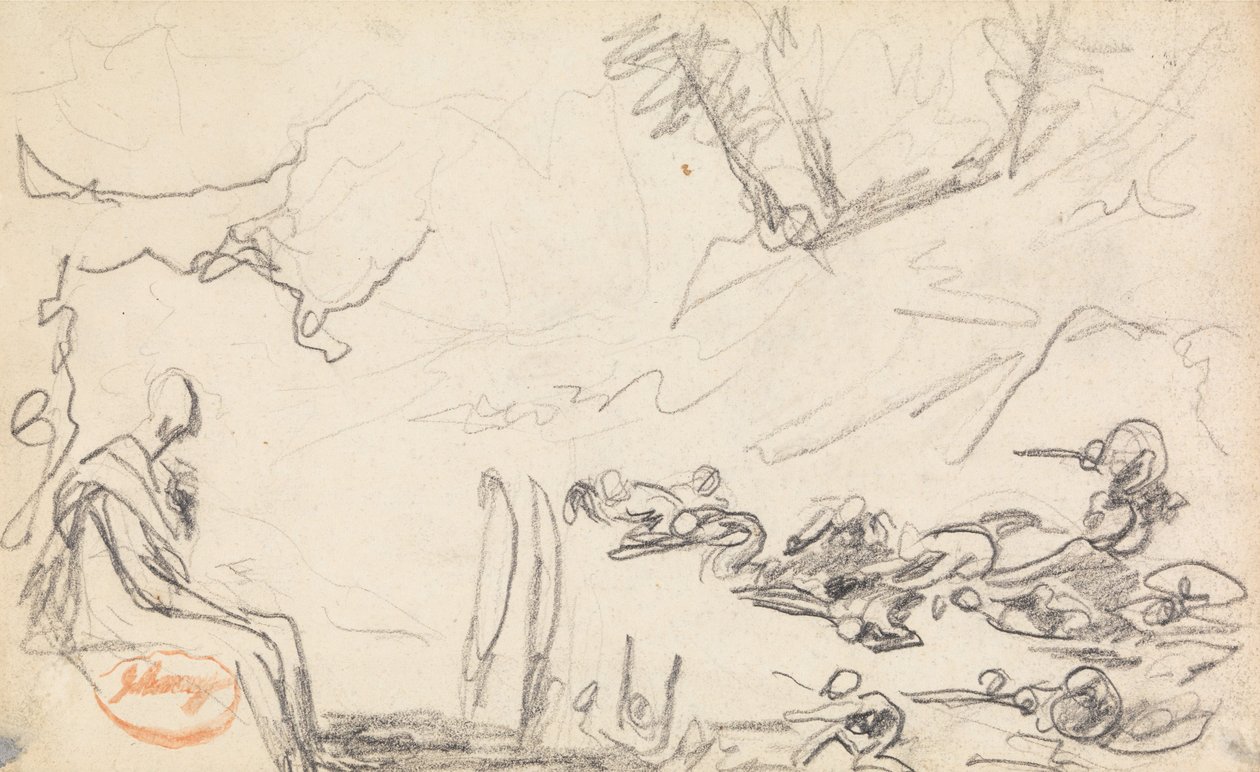 Studie i figurkomposisjon 32 av George Romney