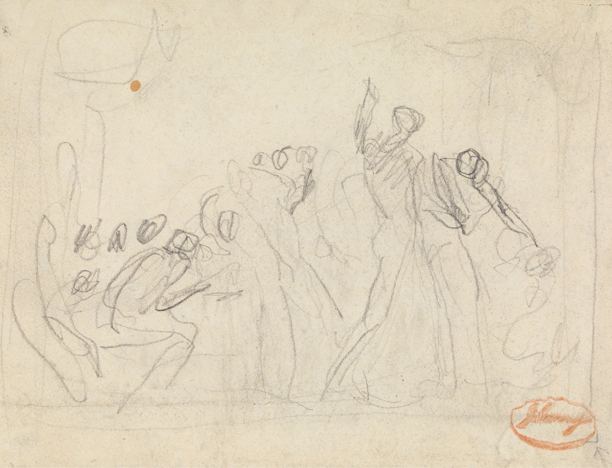 Figursammensetningsstudie 33 av George Romney