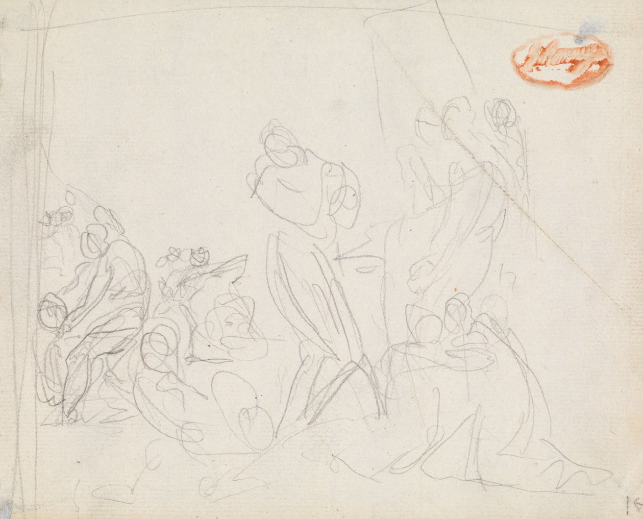 Studie i figurkomposisjon 34 av George Romney