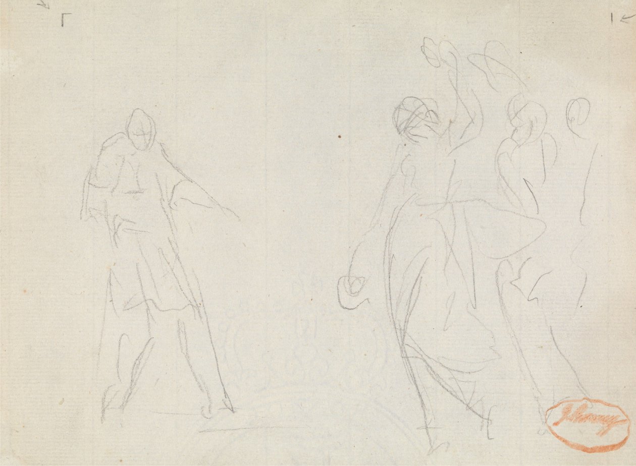 Studie i figurkomposisjon 39 av George Romney