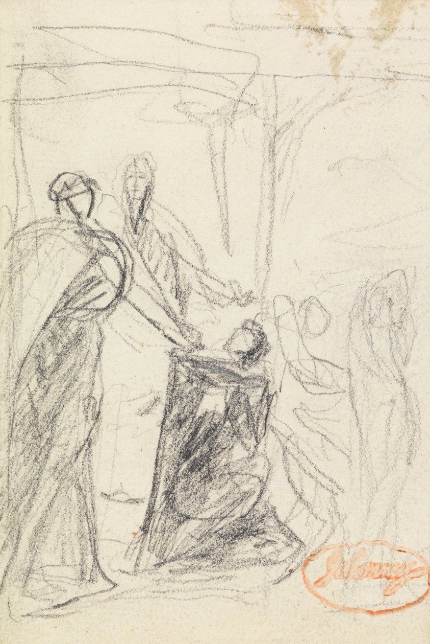 Figursammensetningsstudie 40 av George Romney