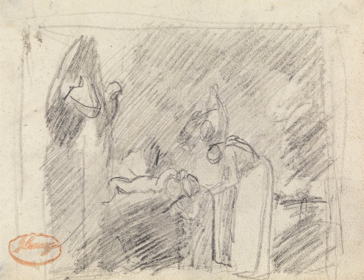 Figursammensetningsstudie 42 av George Romney