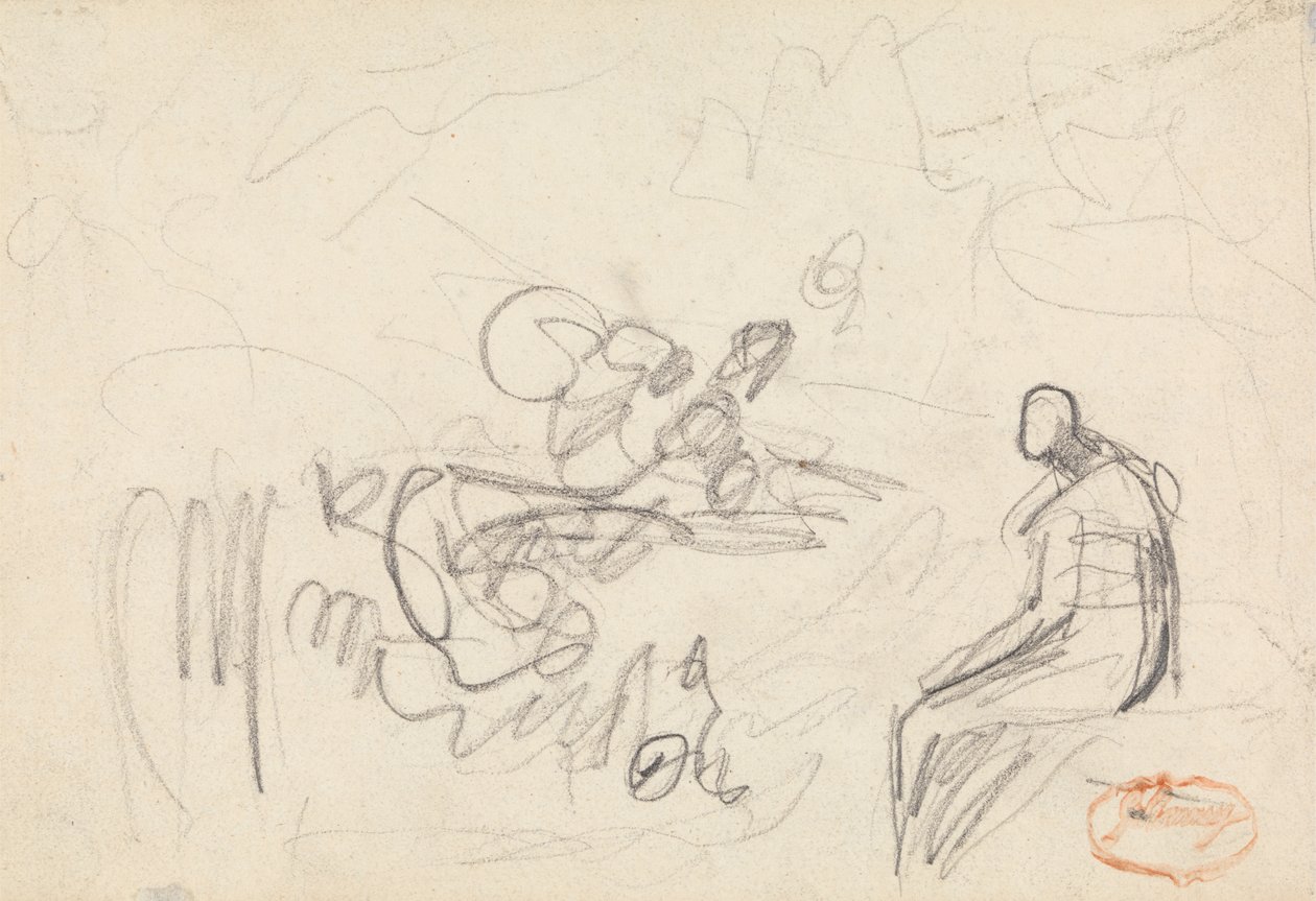 Figursammensetningsstudie 43 av George Romney