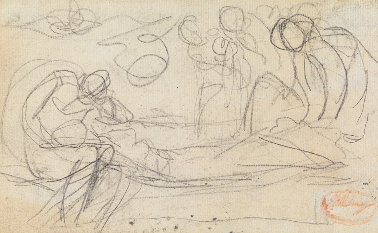 Figursammensetningsstudie 50 av George Romney