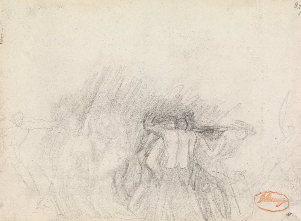 Figursammensetningsstudie 50 av George Romney