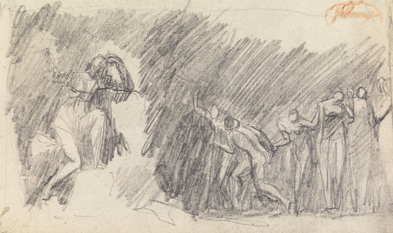 Studie i figurkomposisjon 5 av George Romney