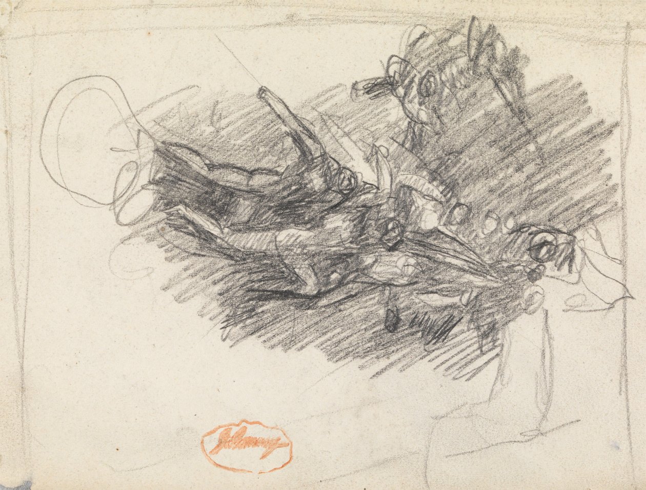 Studie i figurkomposisjon 6 av George Romney