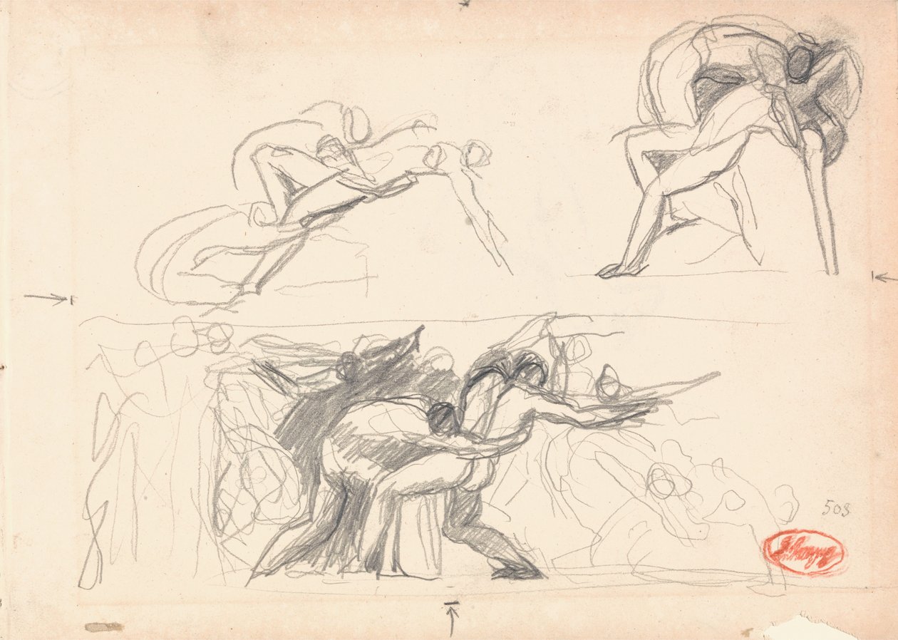 Studie i figurkomposisjon; Helvete av George Romney