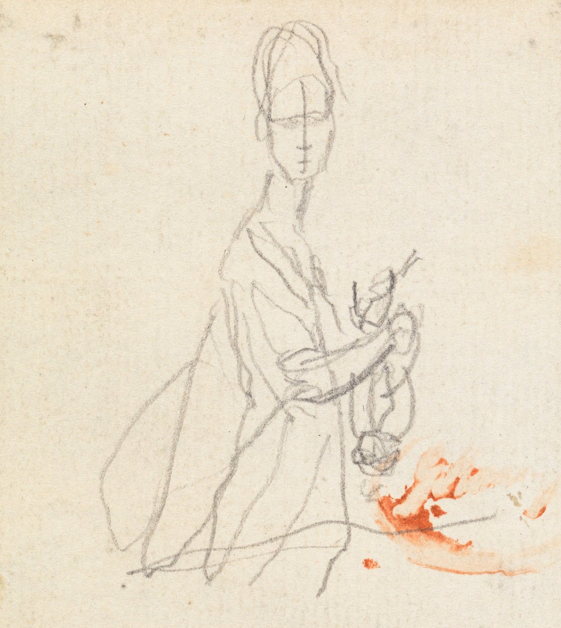 Figurstudie 5 av George Romney